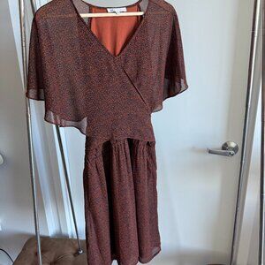 Daniel Rainn DR2 Flutter Sleeve Dress - Size XL
